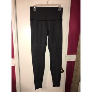 Lululemon (Sz 8) Wunder Under Grey Full Length